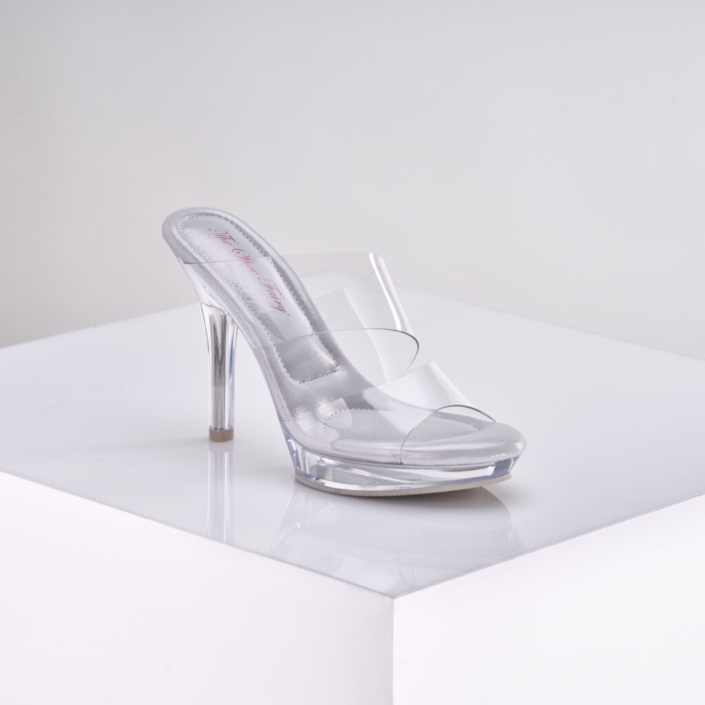 Amazon.com | PROMI High Heels 13cm Bikini Competition Shoes Modelling Stage  Shoes-Transparent|35 | Sandals